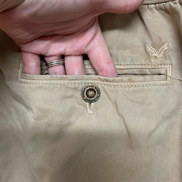 American Eagle Outfitters size Large Tan Khaki Lightweight Joggers with Pockets - Picture 7 of 9